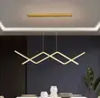 1000mm Dining Chandelier - Foldable, Black Body - 2