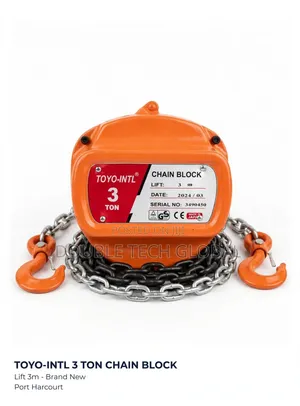 TOYO-INTL 3 Ton Chain Block / Chain Hoist