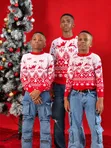Jumuiya Red Christmas Sweater - 2