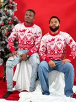 Jumuiya Red Christmas Sweater - 3