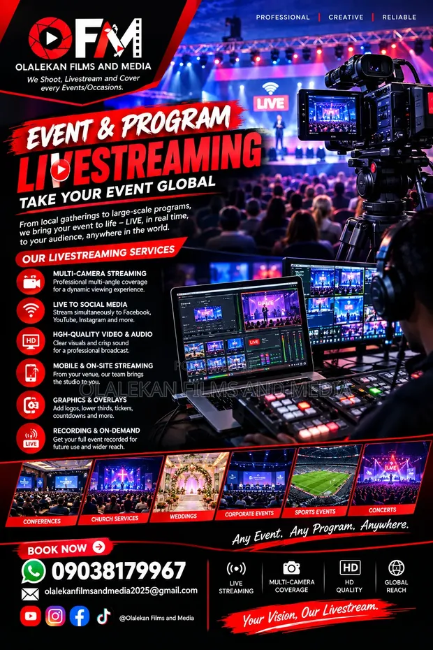 Professional Event & Program Livestreaming Services - 1