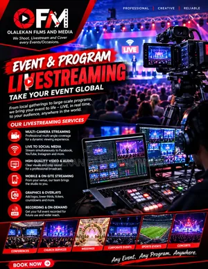 Professional Event & Program Livestreaming Services