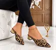 New Animal Colour Print Half Shoes - Women's - 2