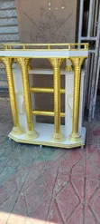 Premium Gold Wooden Pulpit - 1