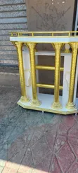 Premium Gold Wooden Pulpit - 2