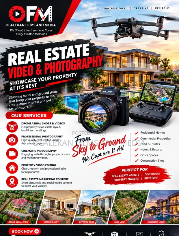 Drone Service for Real Estate & Land - 1