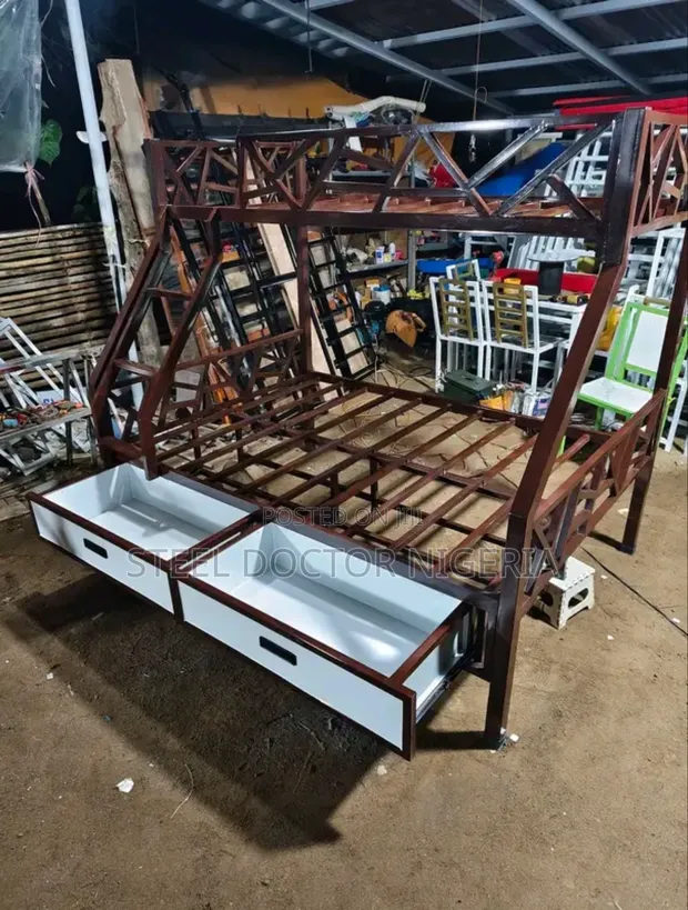 Steel Doctor Bunk Bed with Drawers - 1