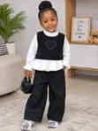 Angel Yara Mata Na Musamman 2pc Na Katako & Denim - 2
