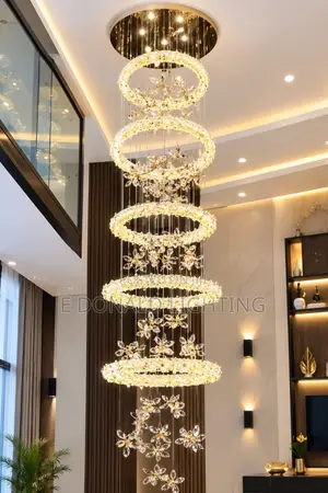 Luxury Crystal Chandelier - 600mm x H2400