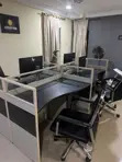 Workforce 4-Seater Ofishin Wurin Aiki Tare Da Bangare - 2