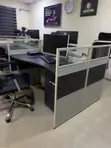 Workforce 4-Seater Ofishin Wurin Aiki Tare Da Bangare - 3