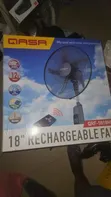 Qasa 18" Fan Mai Cajin Baturi - 1