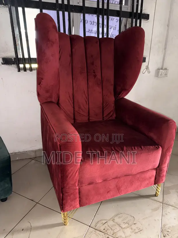Red Accent Chair - 1