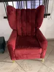 Red Accent Chair - 2