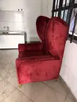 Red Accent Chair - 3