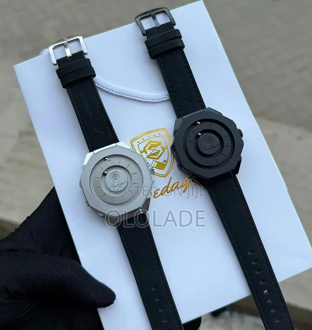 Poedagar Leather Men's Watch - Waterproof Sapphire Glass - 1