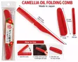 Japanese Camellia Oil Folding Hair Comb - 1