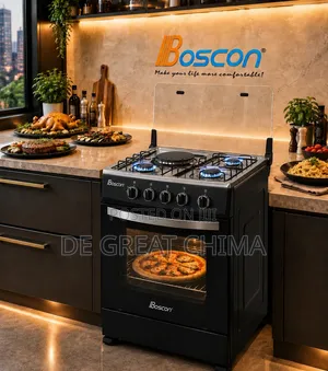 3 Burner Gas Cooker with Electric Hot Plate & Oven Stand