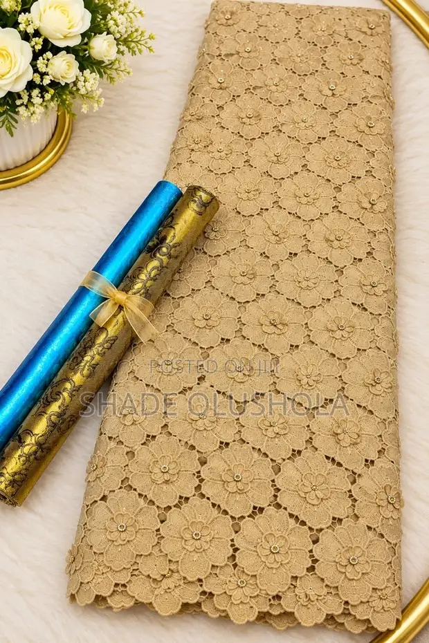 High Quality Luxury Beaded Cord Lace - Brand New - 1