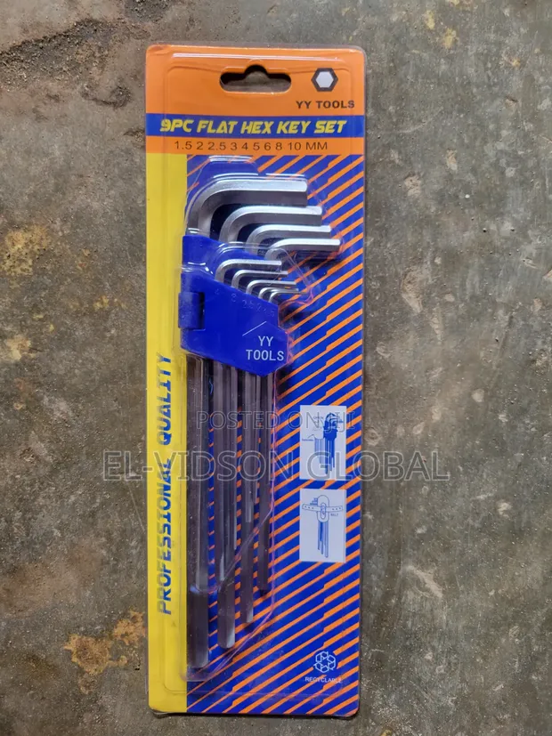 Set na Allen Key Guda 9 - 1