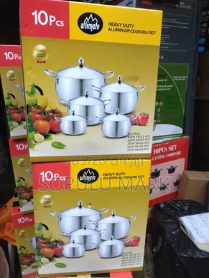 5-Set Aluminium Belle Shaped Pots