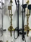 Wall Mount Shower with Tap - Gold, Black, Silver - 1