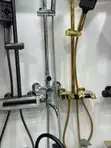 Wall Mount Shower with Tap - Gold, Black, Silver - 2