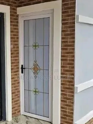 Gold Design Glass Front Door - 1