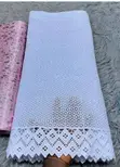 White Cord Lace Fabrics - 1