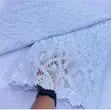 White Cord Lace Fabrics - 3