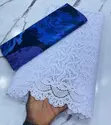 White Cord Lace Fabrics - 5