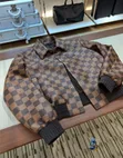 Louis Vuitton Jaketitin Fata Mai Girma - Brown - 3