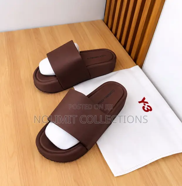 Y-3 Slides with Platform Soles - 1