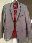 Men's Gray Suit Jacket - 1