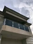 10m Stainless Steel Rail and Glass Installation - 1