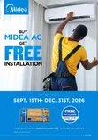 Midea Split Unit AC - 1hp, 1.5hp, 2hp - 1