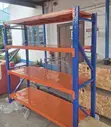 Heavy-Duty 4-Tier Metal Storage / Supermarket Racking - 1