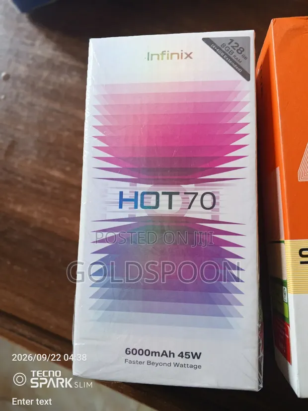 New Infinix Hot 70 128GB Purple - 1