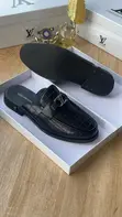Louis Vuitton Men's Leather Half Shoes - 1