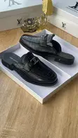 Louis Vuitton Men's Leather Half Shoes - 2