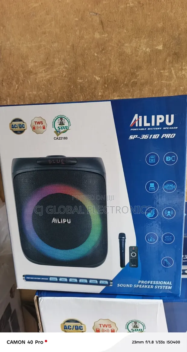 Brand New Ailipu SP-3611D PRO Portable Battery Speaker - 1