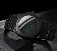 All-Black Matte Quartz Watch with Link Adjustment Tool - 2