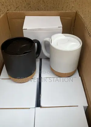 Kofin Gilashin 350ml da Murfi da Alƙalami na Itace