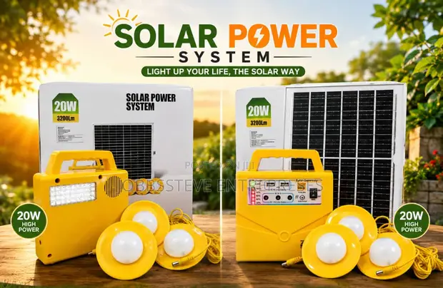 20W Yellow Box Solar Power System - 1