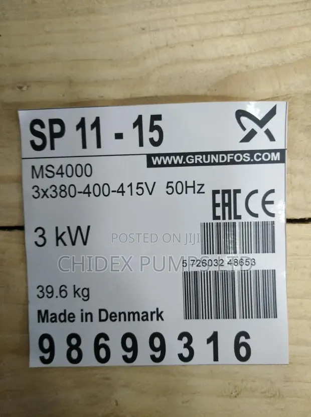 Groundfox SP11-15 Pumping Machine - 1
