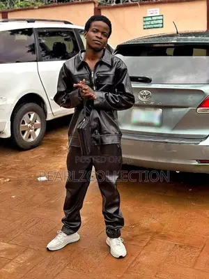 Customized Premium Leather Jacket and Trouser Set - Men's