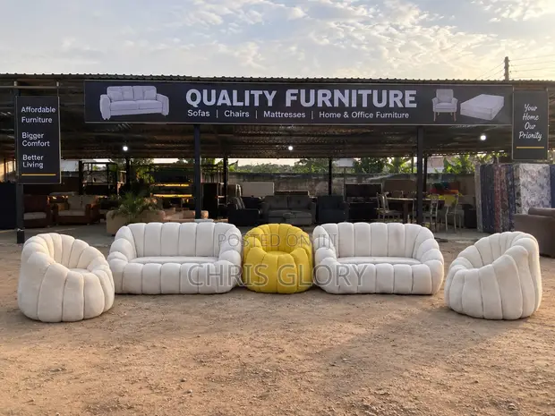 New Parlour Sofa Set - 2x 2-Seater, 2x 1-Seater - 1