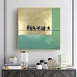 Foreign Canvas Artwork with Gutter Frame - 1