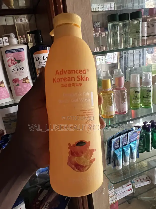 Advanced Korean Skin Bright & Fair Body Gel Wash - 1