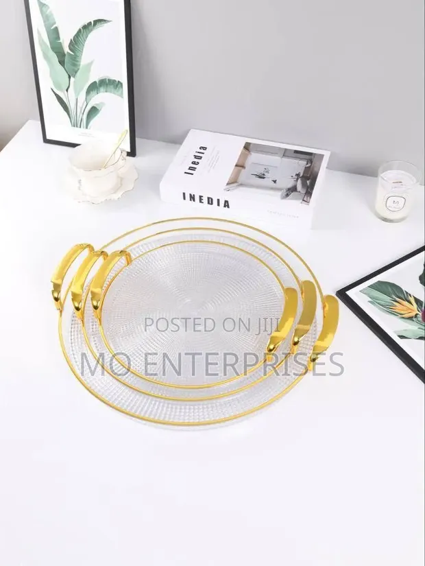 Stylish Acrylic 3-in-1 Tray - 1